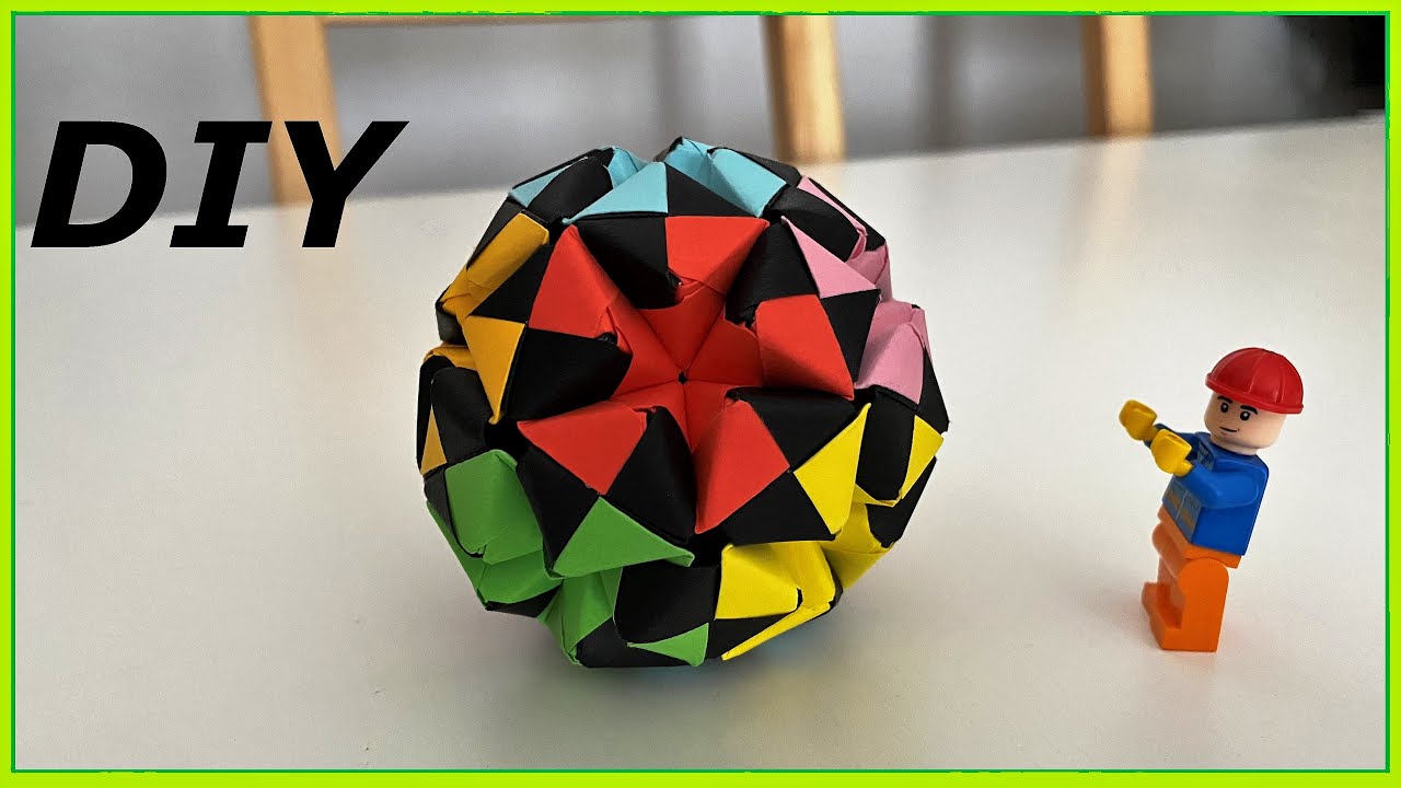 👍 origami sphere TUTORIAL easy / sonobe origami ball / Papiroflexia Esfera Modular
