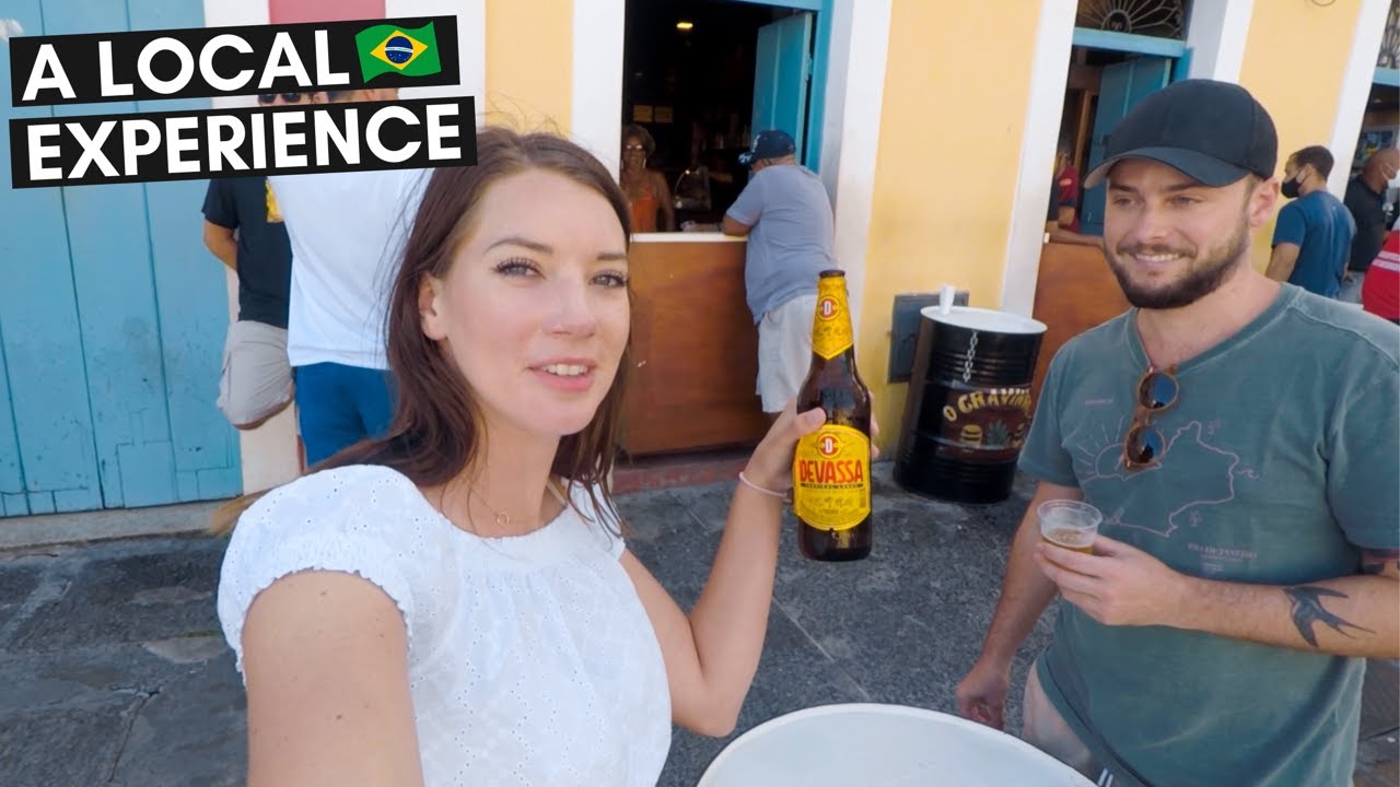 A LOCAL EXPERIENCE IN SALVADOR, BRAZIL 🇧🇷 TRYING BRAZILLIAN BEER AND DRINKS IN BAHIA