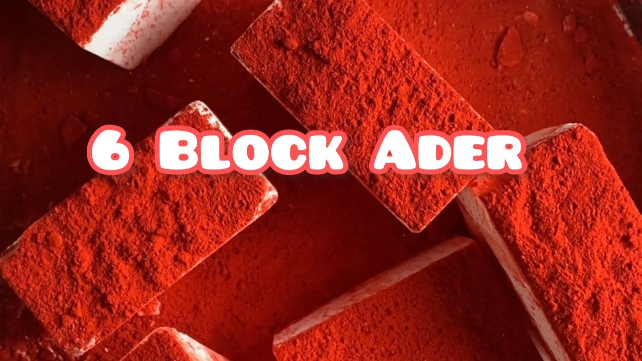 5 Block Ader Crush | So Satisfying | Gym Chalk Asmr