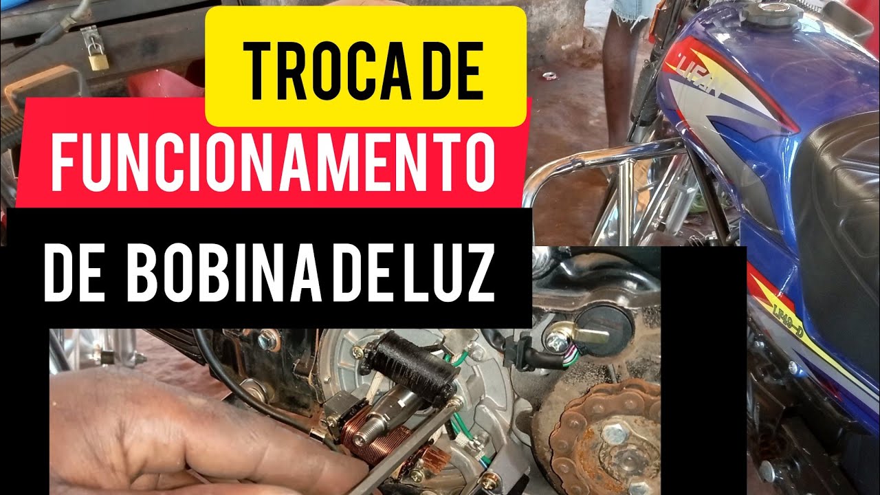 COMO TROCAR OFUCIONAMENTO DA BOBINA DE LUZ #3 FIOS=PARA =2 FIOS=
