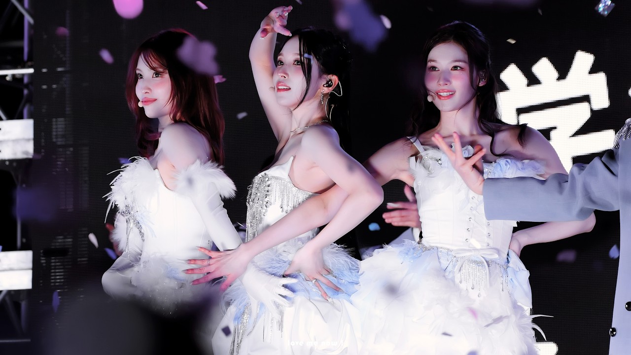 [4K] ユニ春 Confetti 트와이스 미사모 미나 직캠