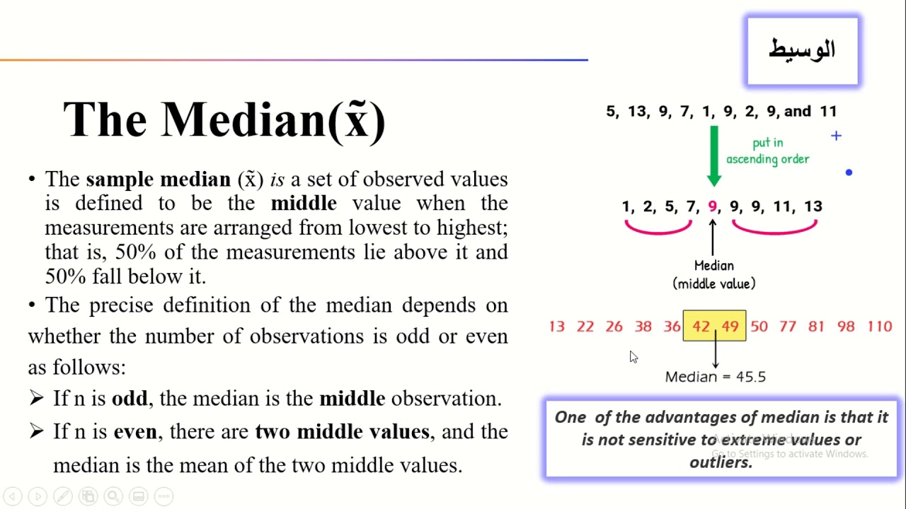 9  Mathematical presentation of data PART1