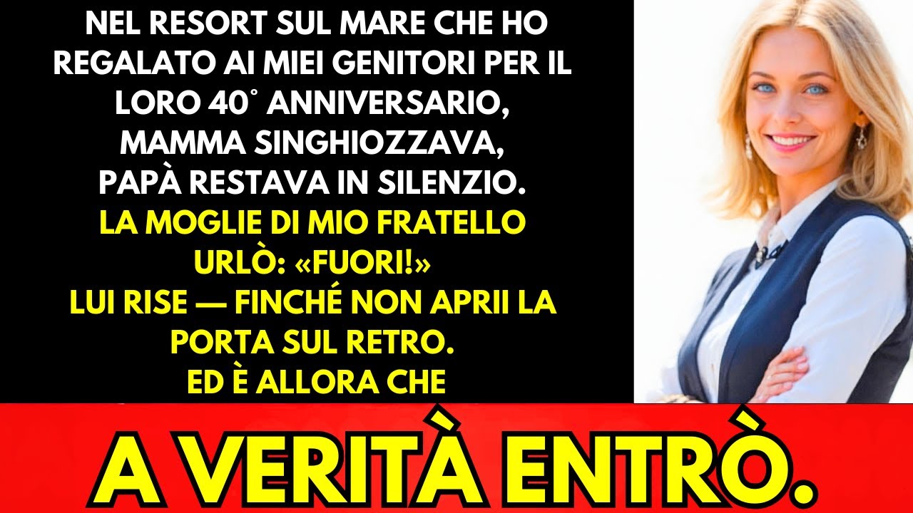 Nel Resort Sul Mare Che Regalai Ai Miei Genitori, Mamma Pianse—La Verità Entrò