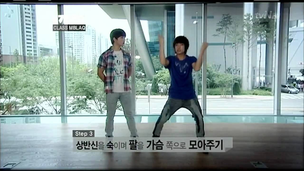 100712 [CLIP] GO & Joon - Teach Y Dance @ TVN Music Show Newton