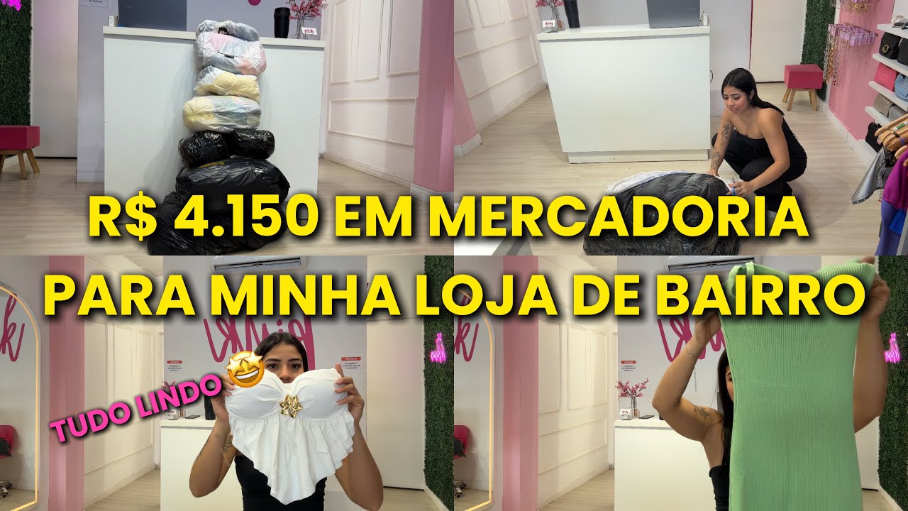 Abrindo pacotes de novidades para minha loja de roupa | Loja de Roupa Feminina | Brás 