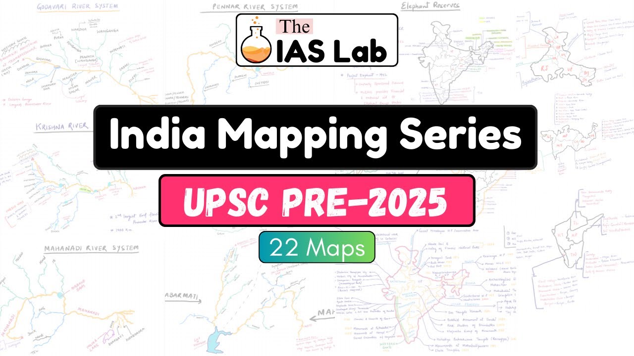India Mapping Series Marathon | 4 Hours | UPSC Prelims 2025