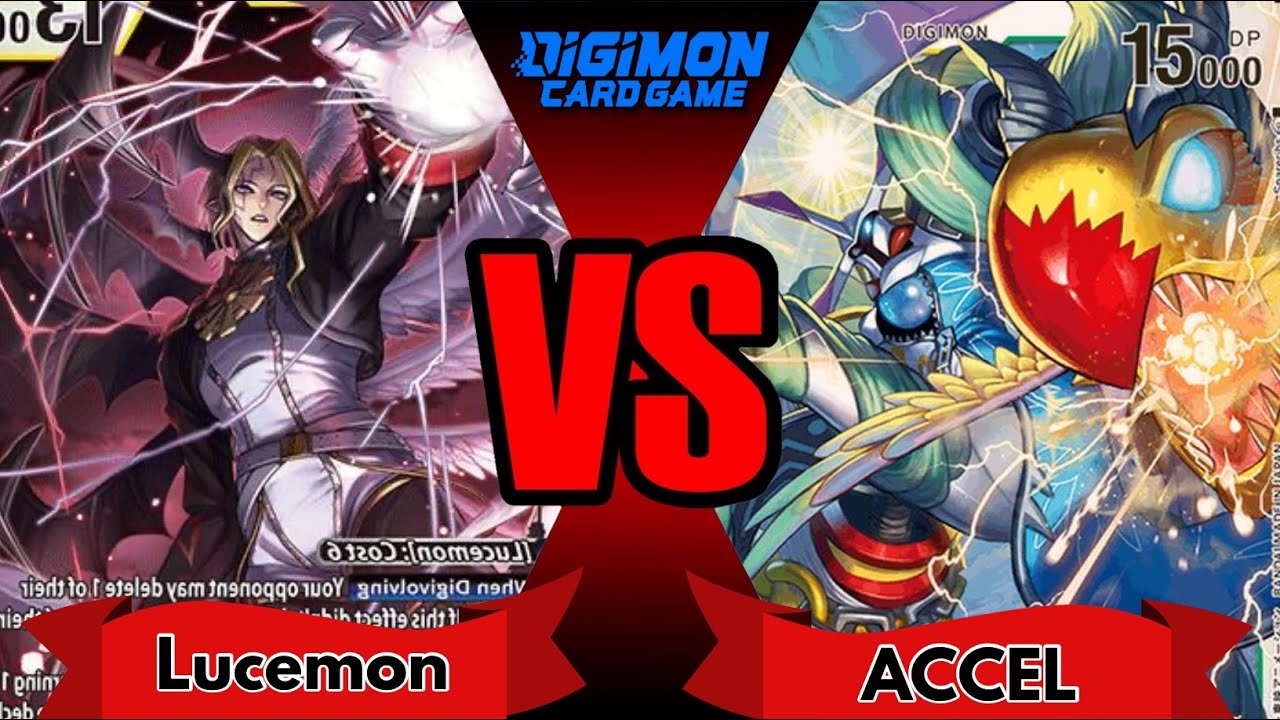 Digimon TCG: Lucemon VS ACCEL (Match, Booster 2.5 Format)
