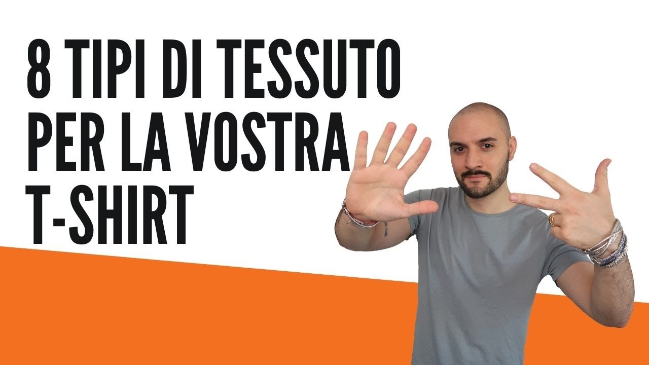 8 tipi di Tessuto per la vostra T shirt