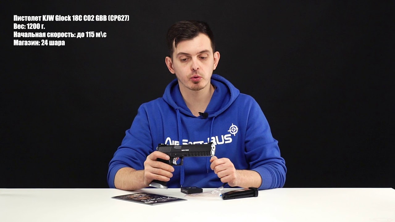Пистолет KJW Hi Capa 6' KP 06 Black CO2 GBB CP230BK