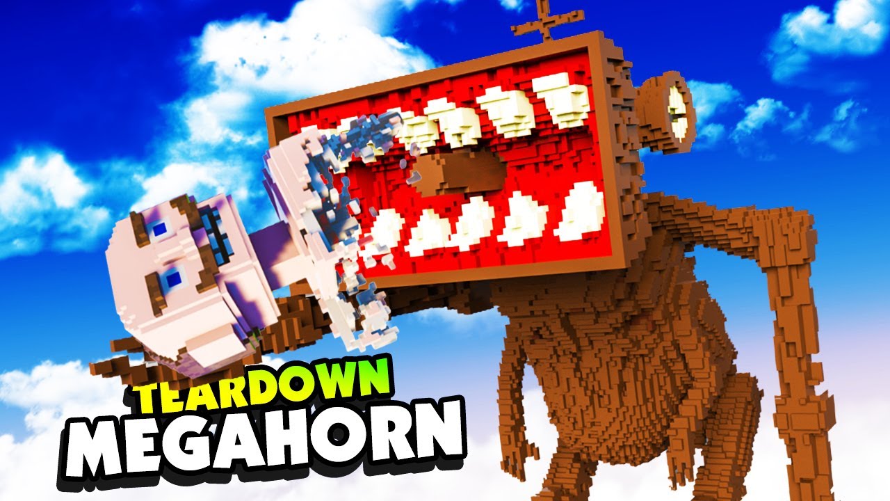 MEGAHORN The Eater of GIANT HUMANS! - Teardown Mods
