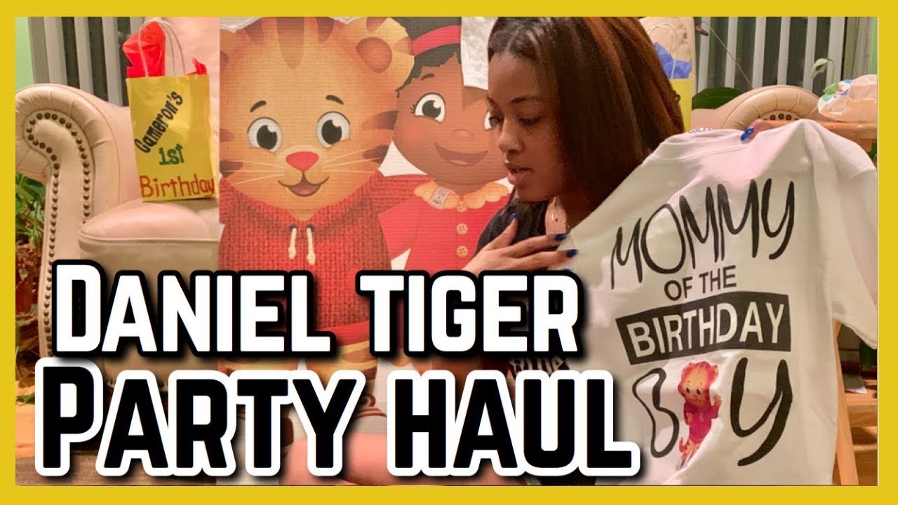 DANIEL TIGER PARTY HAUL | First Birthday