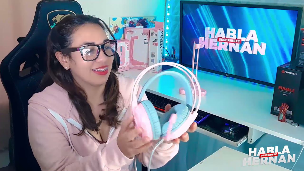 Auriculares GAMER Fantech hg20 Chieff 2 Sakura Edition y Black RGB