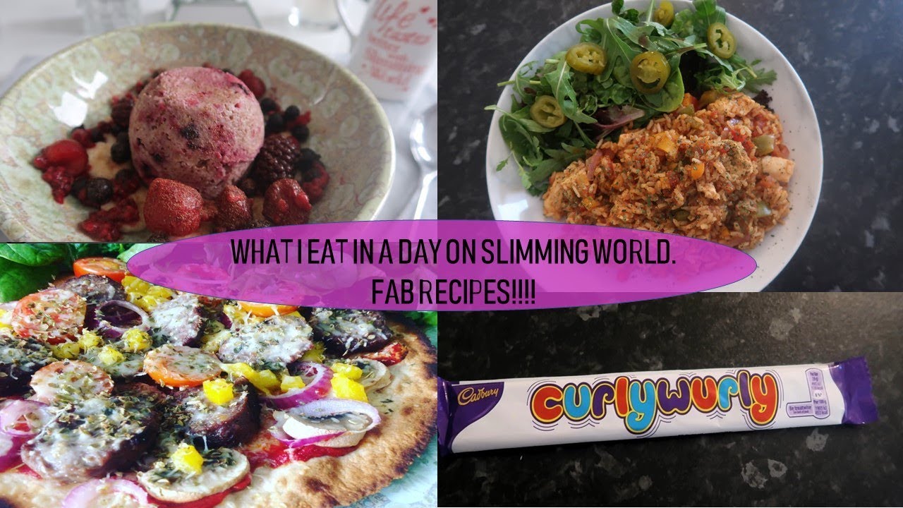 WHAT I EAT IN A DAY ON SLIMMING WORLD. CAKE & PIZZA!!!!!
