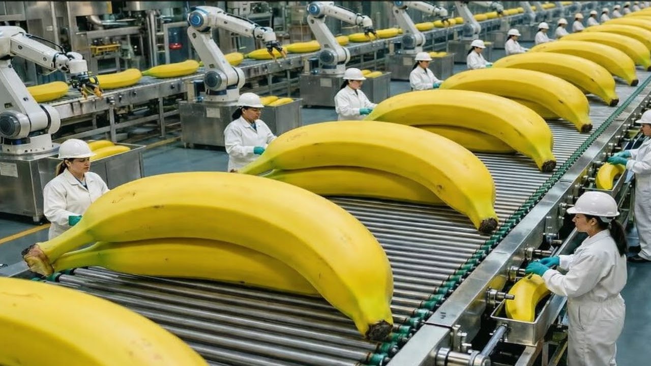 Inside a Banana Bread Factory | An Incredible Automated Production Process