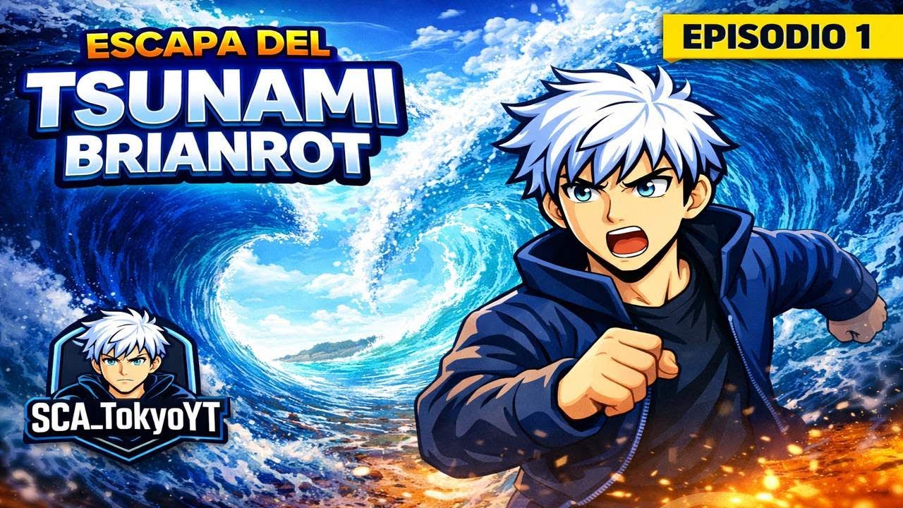 ¡ESCAPÉ del TSUNAMI BRIANROT! 😱🌊 | Roblox Ep. 1