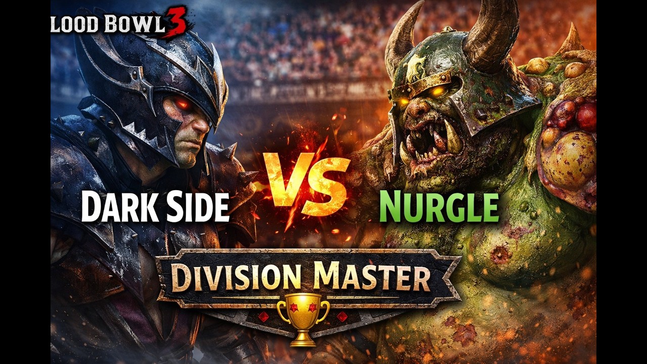 Blood Bowl 3 | Dark Side vs Nurgle – La victoire qui nous envoie en Division Master 🩸