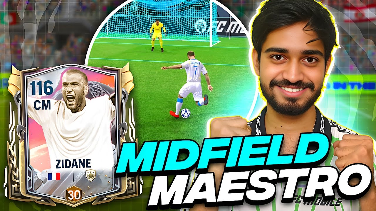 111 Zidane in FC MOBILE - INSANE Passes, Positioning & Goals