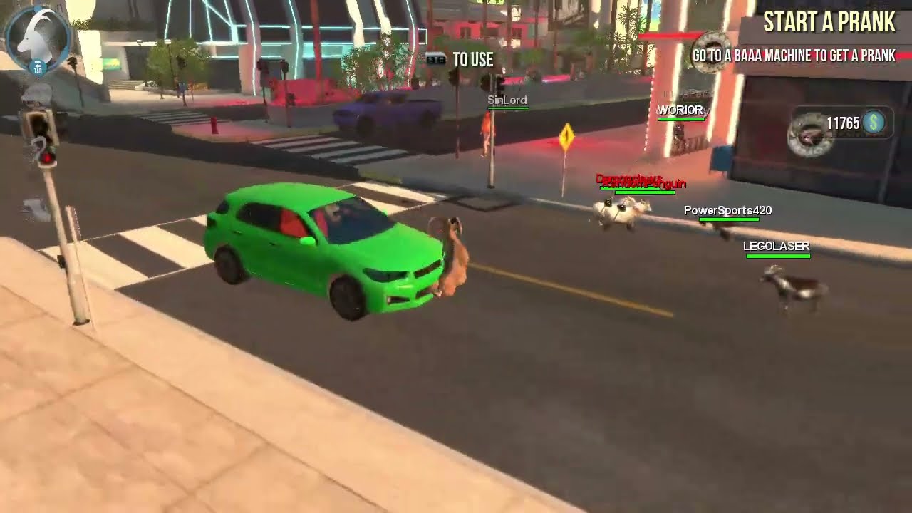 Playing Goat Simulator with mods for no reason 2