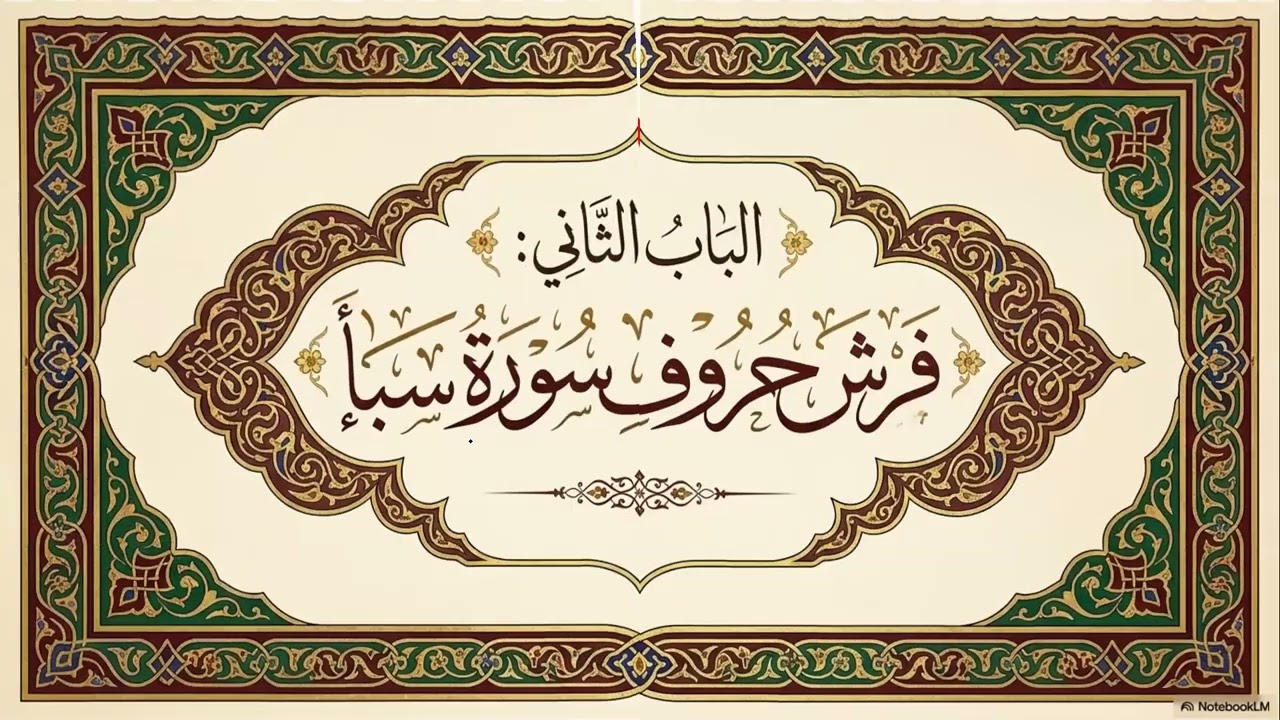شرح فرش الأحزاب وسبأ وفاطر