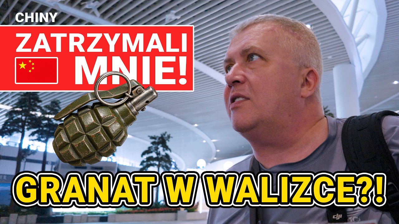 GRANAT W WALIZCE?! ZABRALI MNIE NA KONTROLĘ W CHINACH 🇨🇳 #658