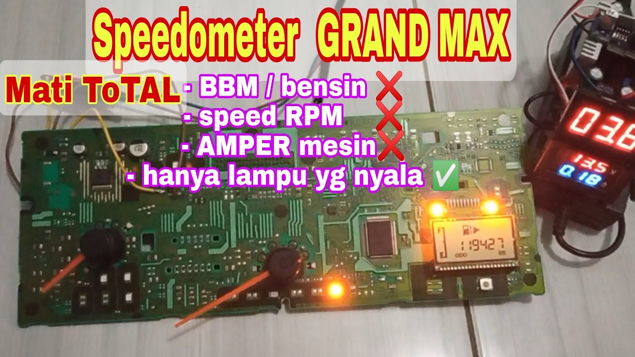 SERVICE SPEEDOMETER GRANDMAX MATI TOTAL