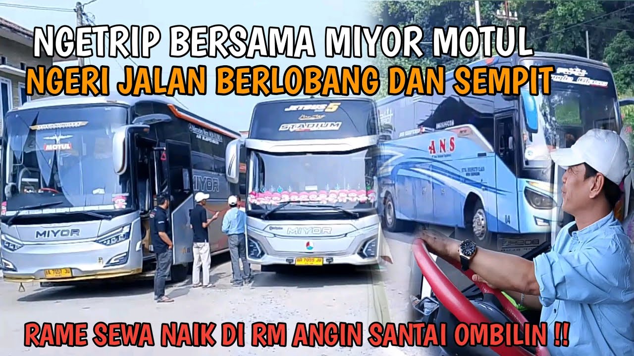 NGETRIP BERSAMA MIYOR MOTUL MELINTAS JALAN BERLOBANG DAN SEMPIT, RAME SEWA NAIK DI RM ANGIN SANTAI 