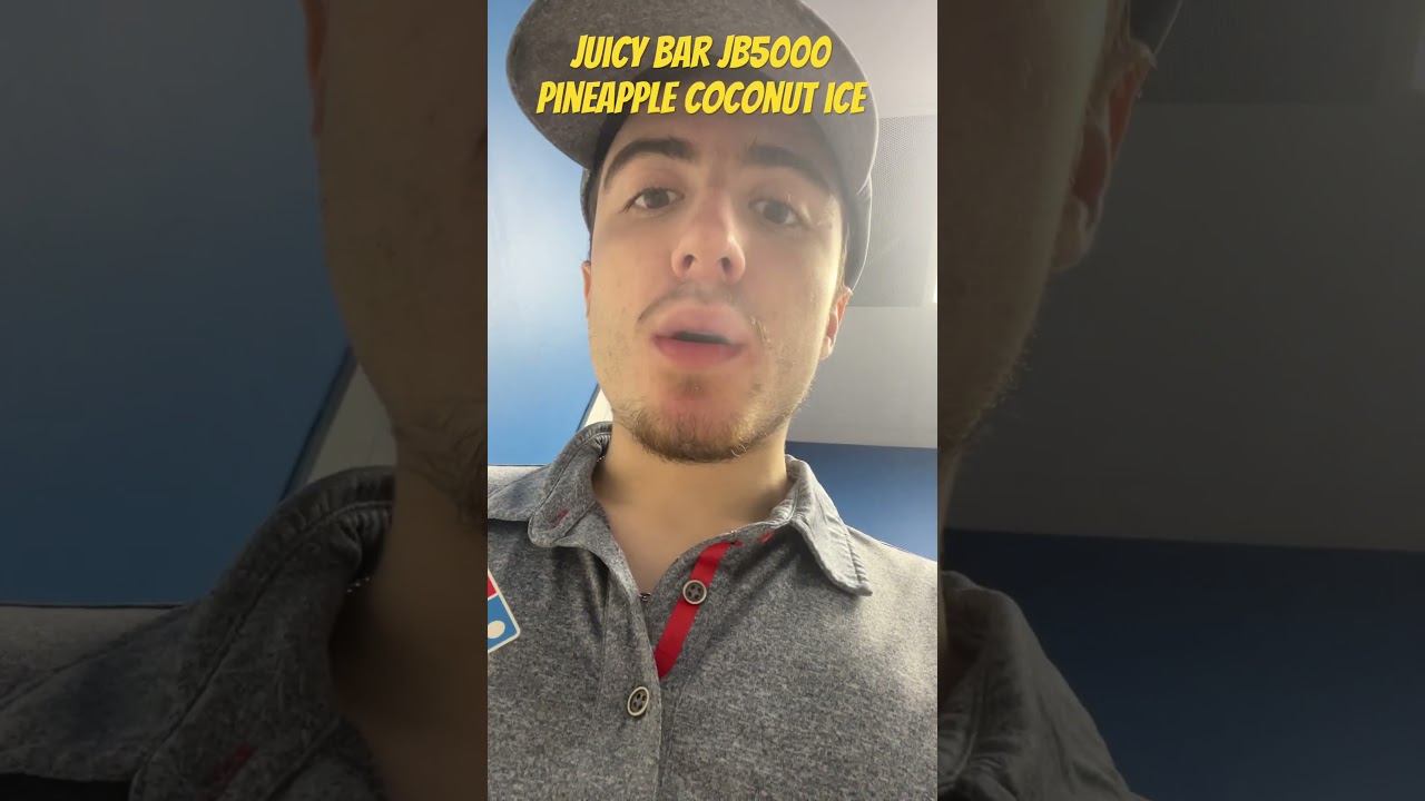 Juicy Bar JB5000 Pineapple coconut ice #subscribe #vape #asmr #shorts