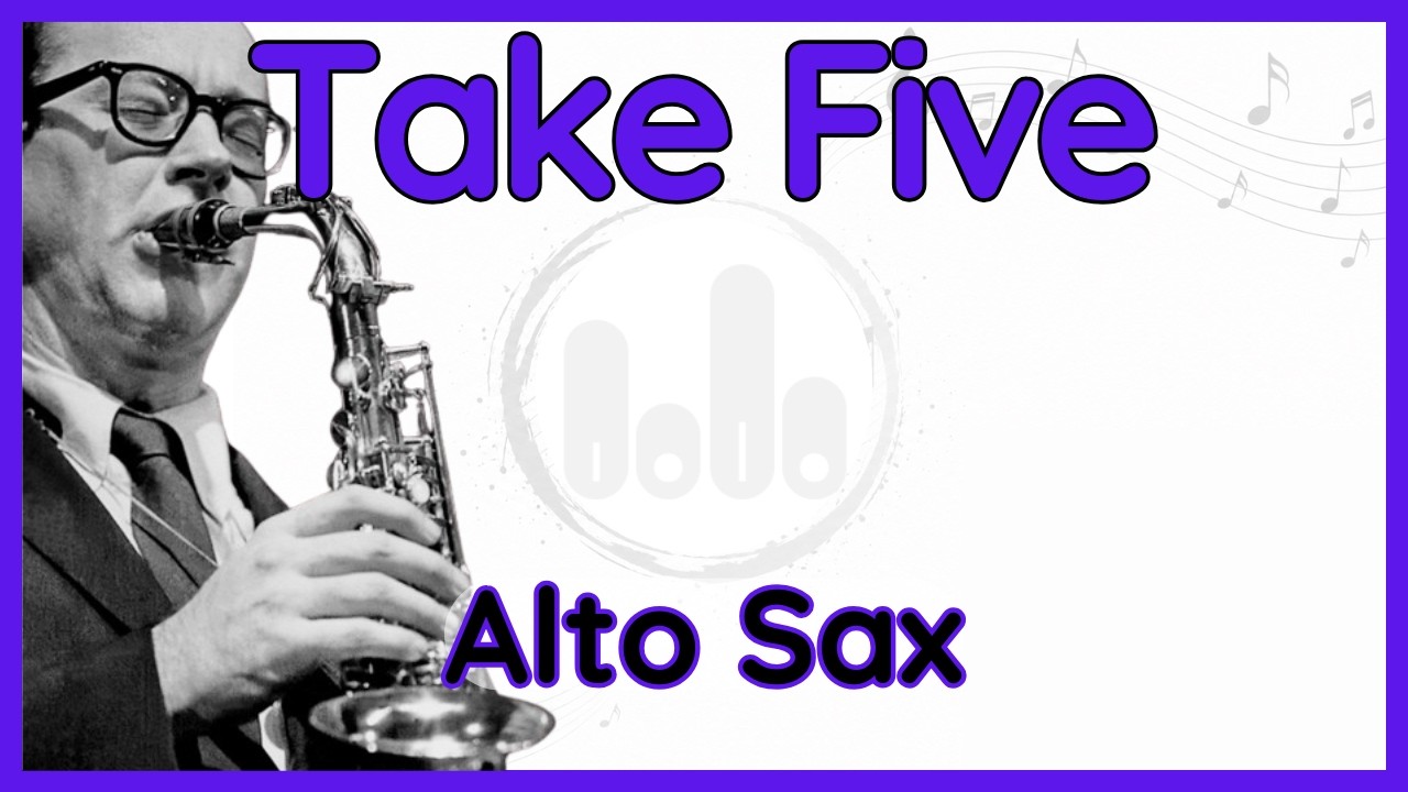 Take Five (Paul Desmond) Alto Sax Transcription
