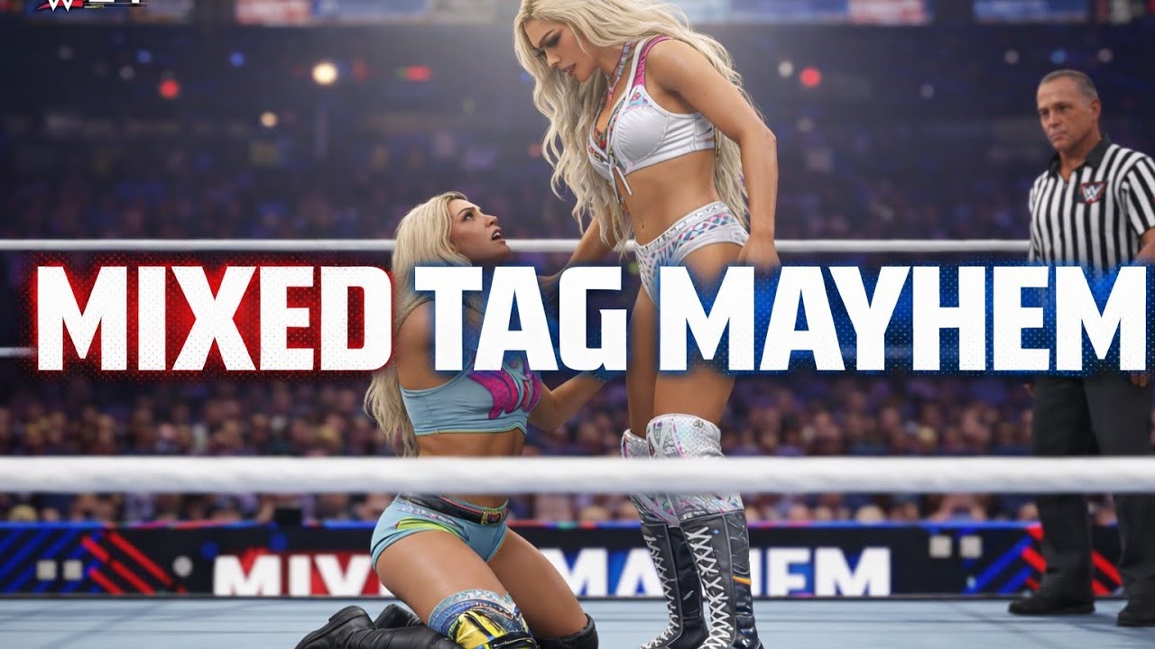 Bobby Lashley & Tiffany vs Liv Morgan & Ricochet 🔥 Full Match Highlights | WWE 2K24 Epic Mixed Tag