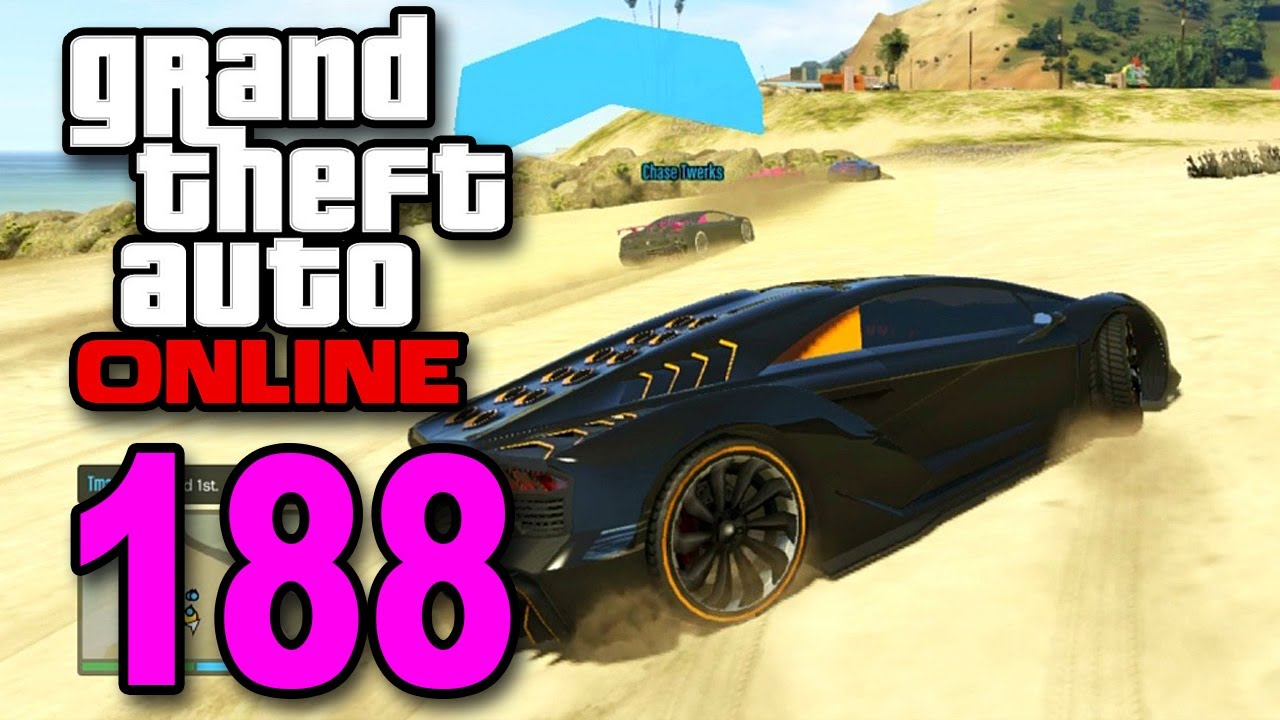 Grand Theft Auto 5 Multiplayer - Part 188 - Infuriating Beach Race (GTA Online Let's Play)
