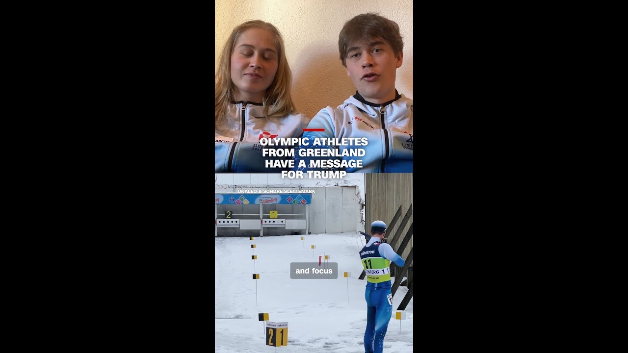 Olympic athletes from Greenland have a message for Trump
