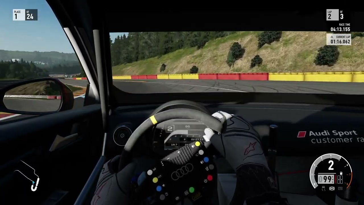 Audi Cockpit View at Spa-Francorchamps – Forza Motorsport 7