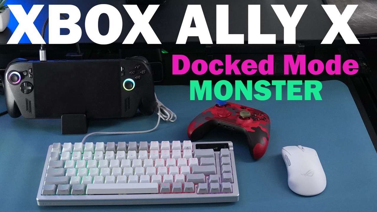 Xbox Ally X Docked Mode Performance Test &mdash; AAA Games & Benchmarks!
