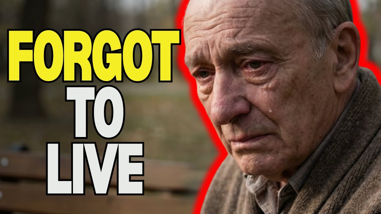 I’m 79… I Spent a Lifetime Chasing Tomorrow and Missed Every Today
