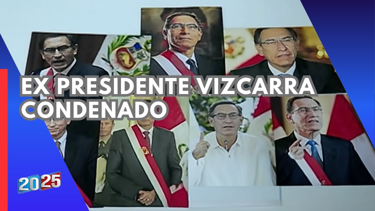 Martín Vizcarra es el cuarto expresidente condenado por corrupción