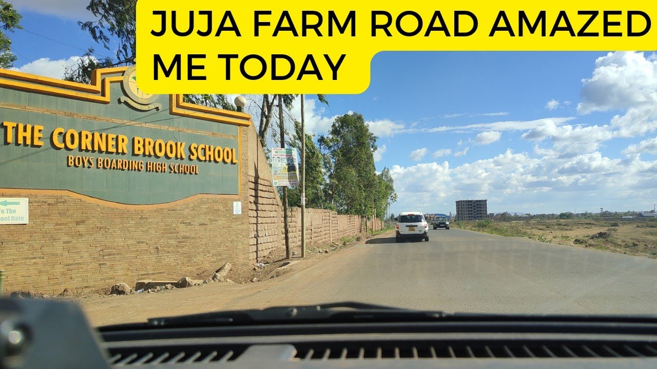 Juja Farm road 12Km road fully tarmacked. Land prices increased overnight