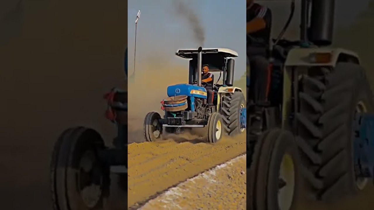 New holland performance on harrow 😍 #shorts #trending #tractor #modifiedtractors