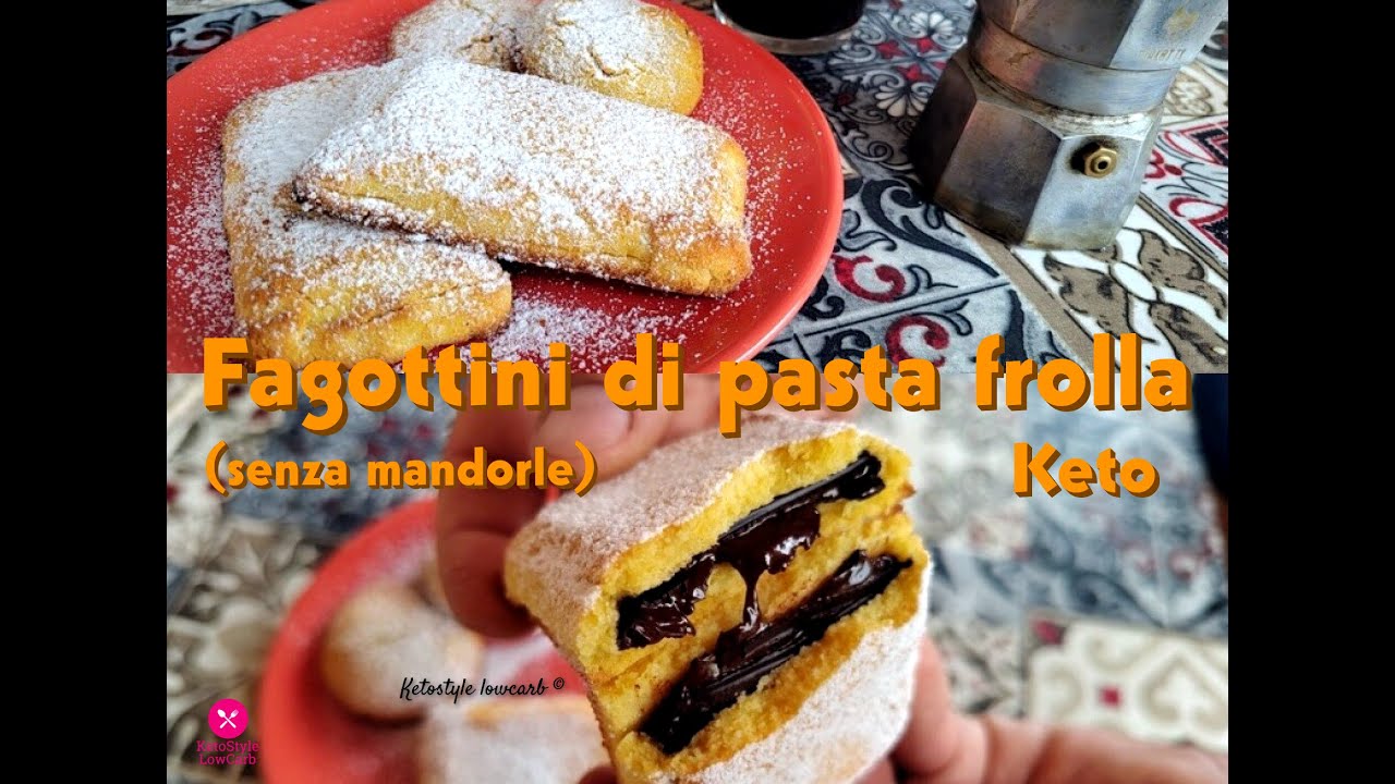 FAGOTTINI ripieni di pasta frolla KETO senza farina di mandorle