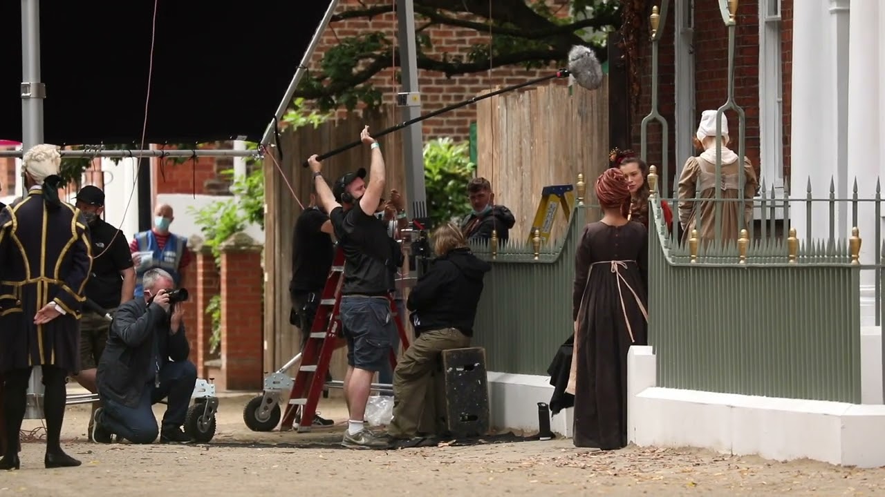 Sophie Cookson On The Set Of 'The Confessions Of Frannie Langton' Being Filmed In Wakefield.