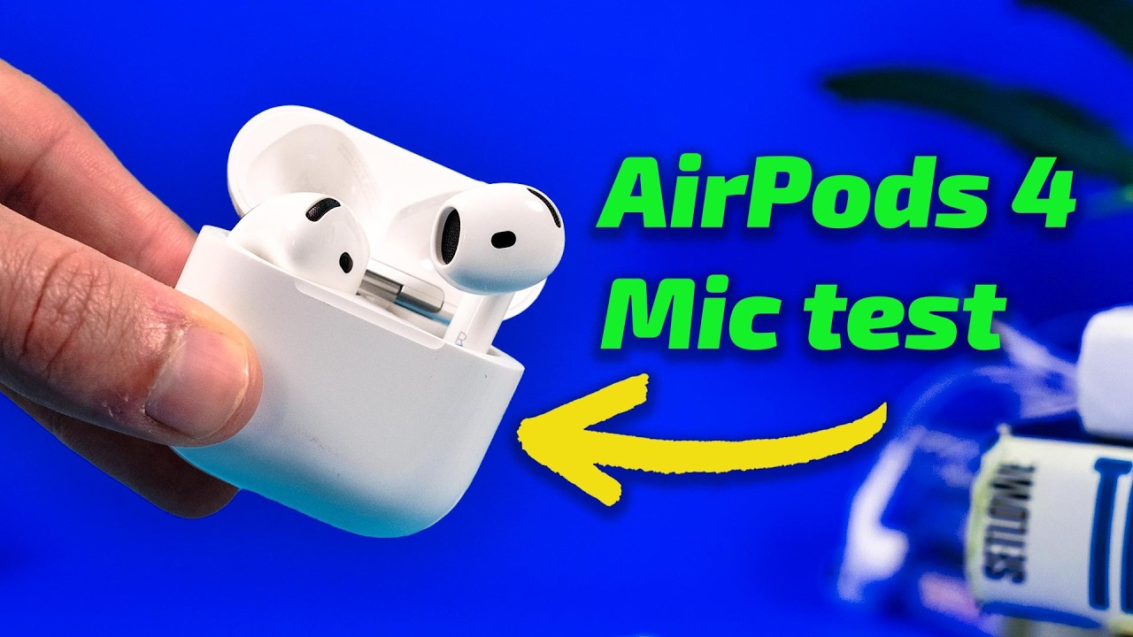 AirPods 4 mic test vs older AirPods and popular headphones! (mini review)