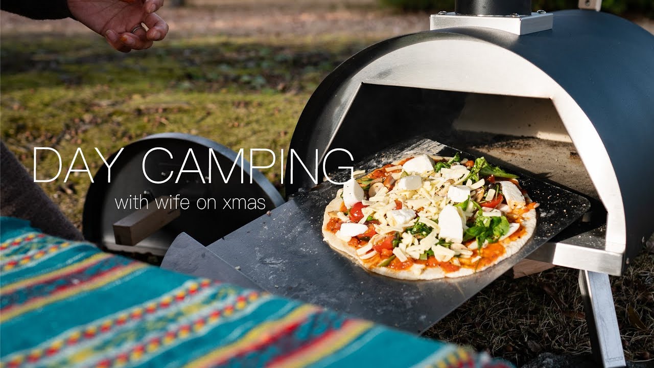 【デイキャンプ】夫婦でクリスマスにピザ作り！camping