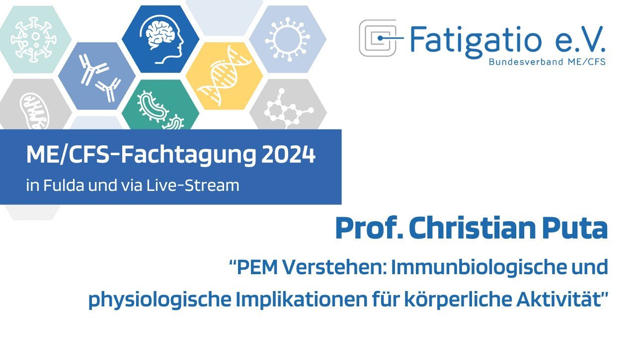 Prof. Christian Puta - Vortrag auf der ME/CFS-Fachtagung 2024 des Fatigatio e.V.