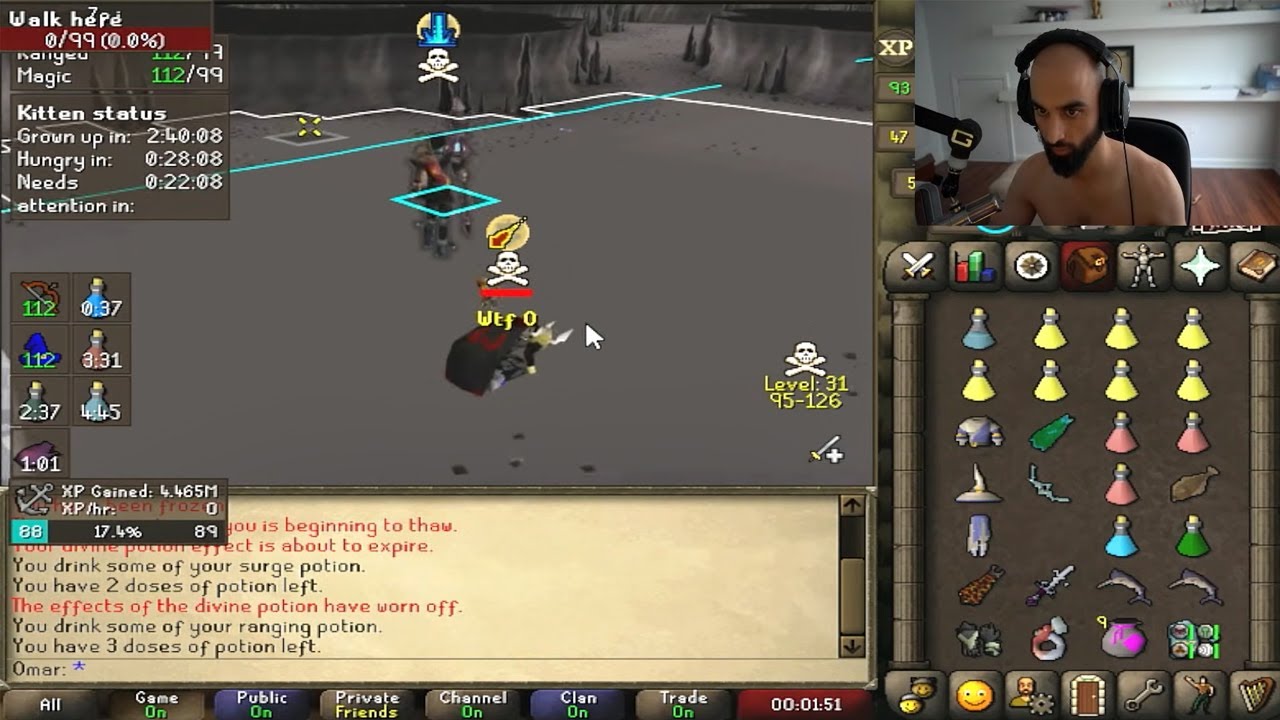 NEW BEST HEALING FOOD IN OSRS | Intense Risk Fighting | Road to Max