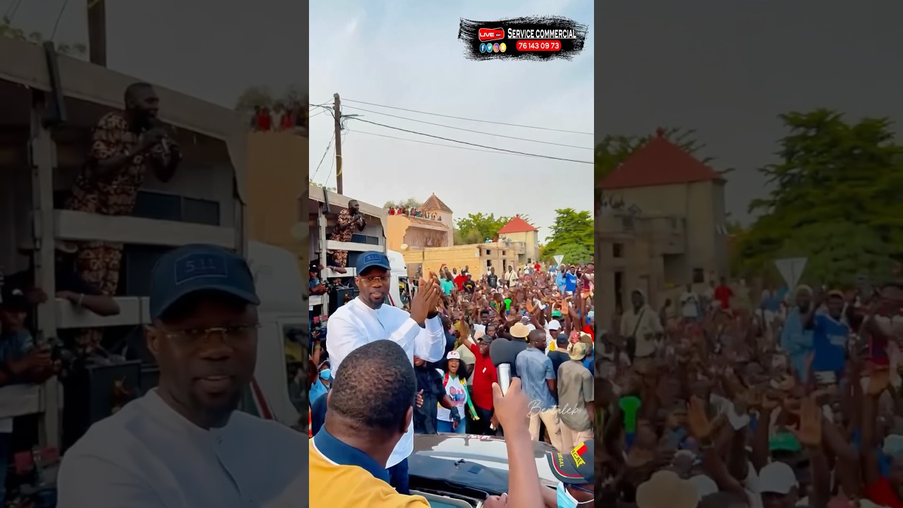 Incroyable Regardez L&rsquo;arriv&eacute;e de Ousmane Sonko A Guinguin&eacute;o ❤️😍 #shorts #viralvideo Abonnez-vous