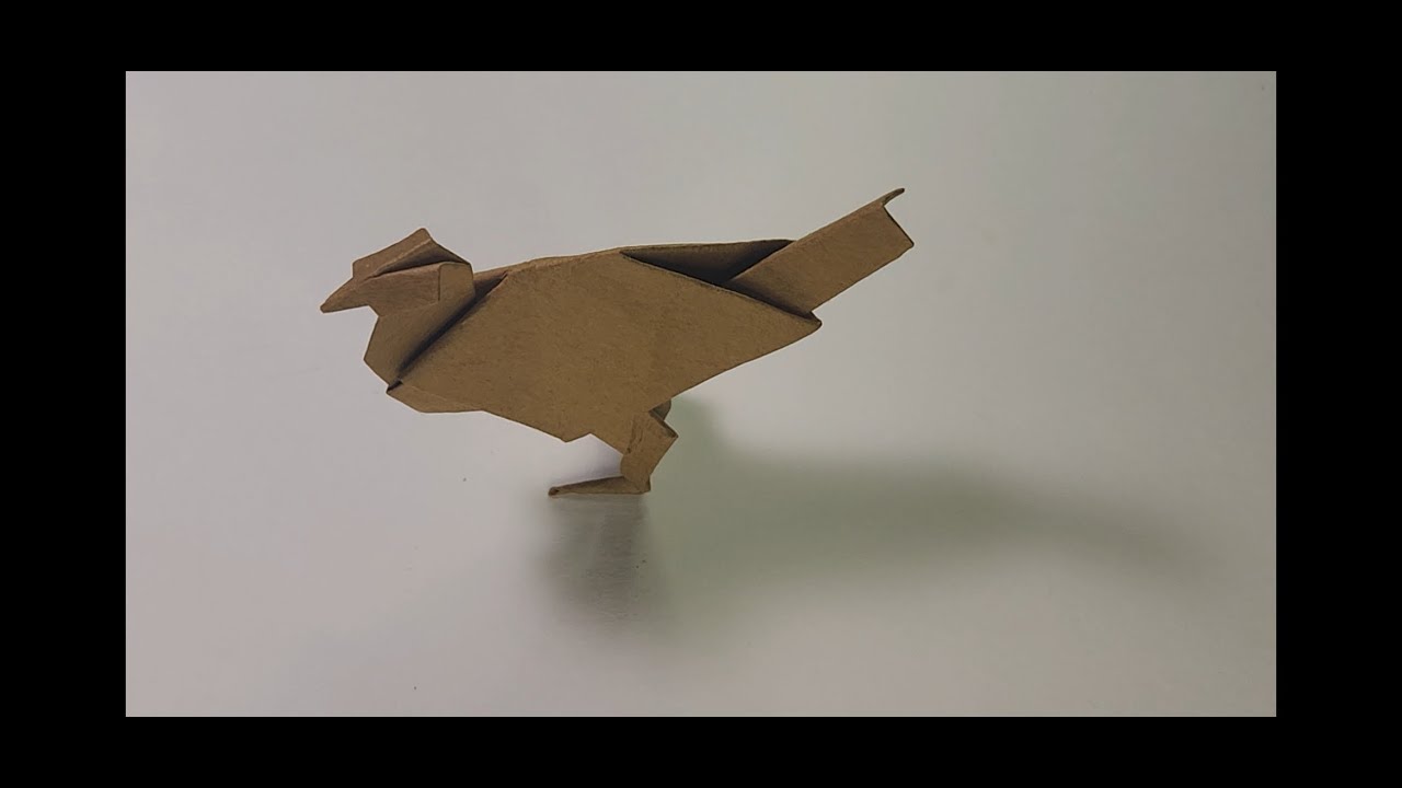 How to Make a Small Origami Bird  by Akira Yoshizawa - Intermediate Origami Video Tutorial
