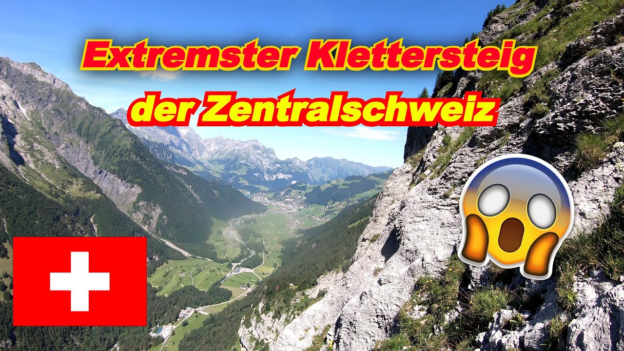 F&uuml;renwand KLETTERSTEIG in Engelberg (Schweiz) *nix f&uuml;r Angsthasen* (Schwierigkeit K4-K5) 😳🔝