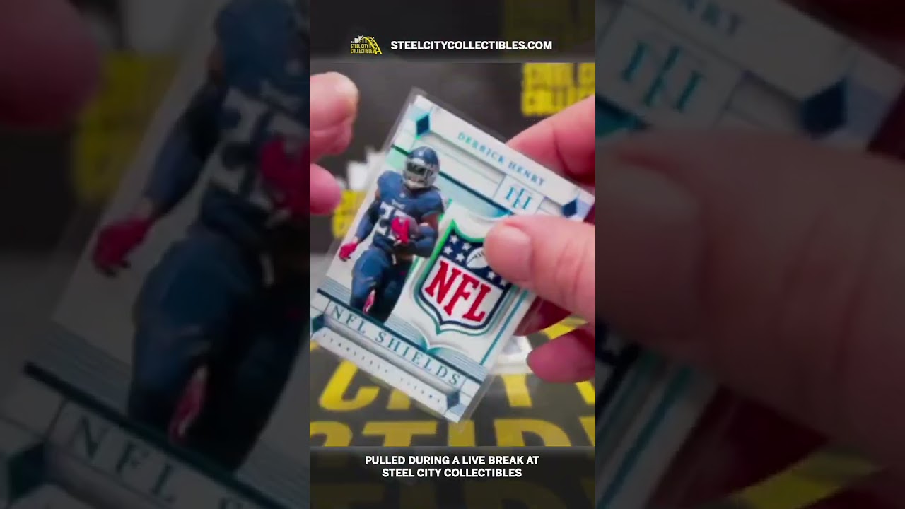 Derrick Henry NFL Shield 1/1 from 2023 Panini National Treasures Football 🥵