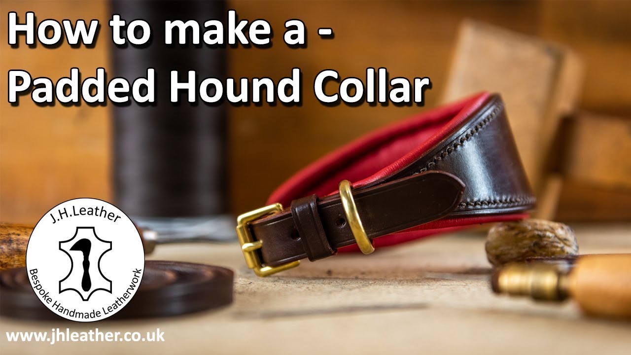 How to Pad Leather - Padded Hound Dog Collar Tutorial