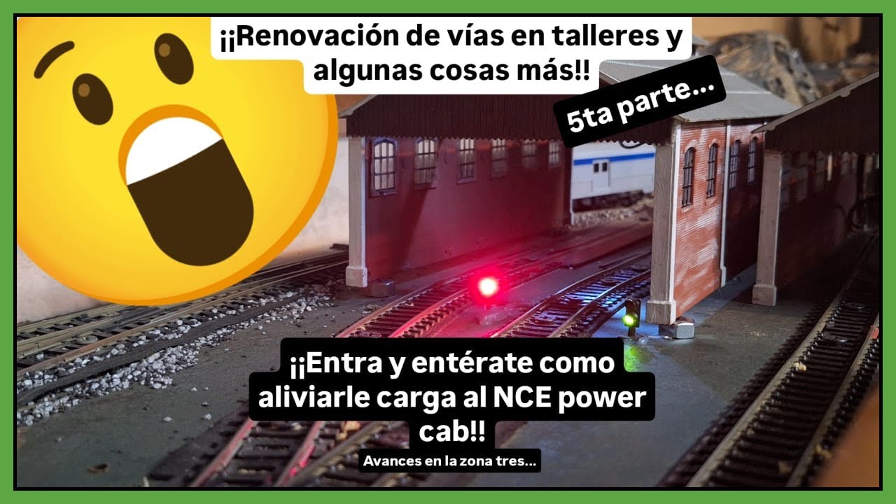 Vías y desvíos nuevos Atlas + señales e iluminación 🔧🚂 | Talleres Diésel
