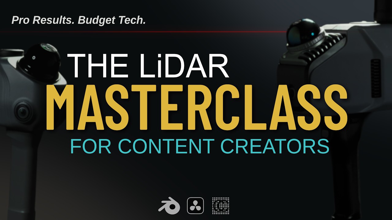 Как использовать LiDAR, Blender и Cloud Compare для создания контента из облаков точек. Полное ру...